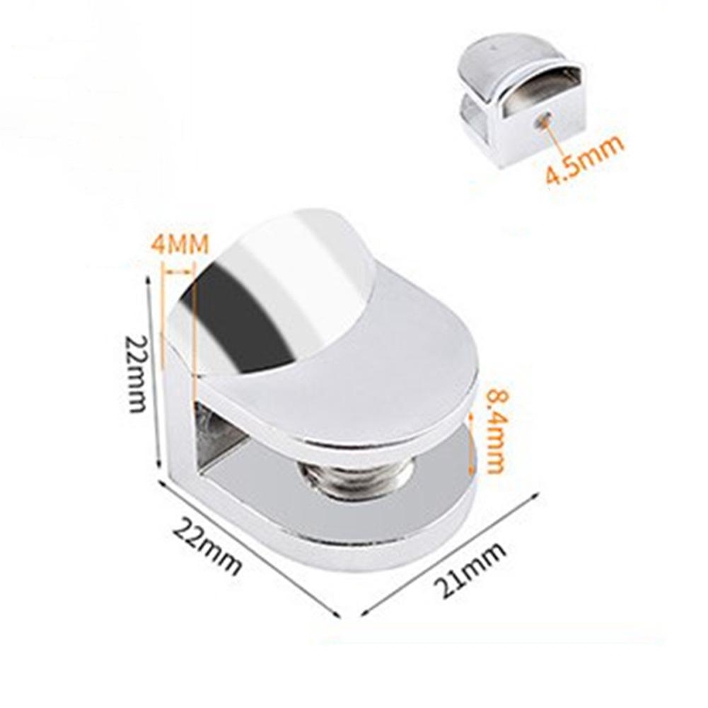 Стеклянный зажим для стеклянной полки, держатель для стеклянной полки в ванной, крепежный зажим для стеклянной полки, опорный кронштейн, аксессуары для крепления перегородок винного шкафа