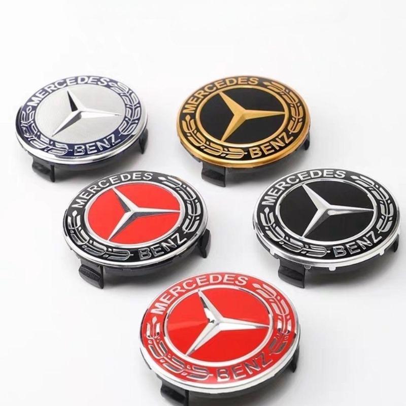 4 шт. 75 мм для Mercedes-Benz W166 W167 W176 W253 GLC GLK CLA/A/B/C/E/S-класса колпаки на ступицу колеса автомобиля крышка декоративные аксессуары