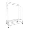 Premium Maxi Giro 2 Stand Nyana Home Coat Rack 162x110x57cm, 2 Hanging Bars 4 Side Hooks 2 Lower Shelves