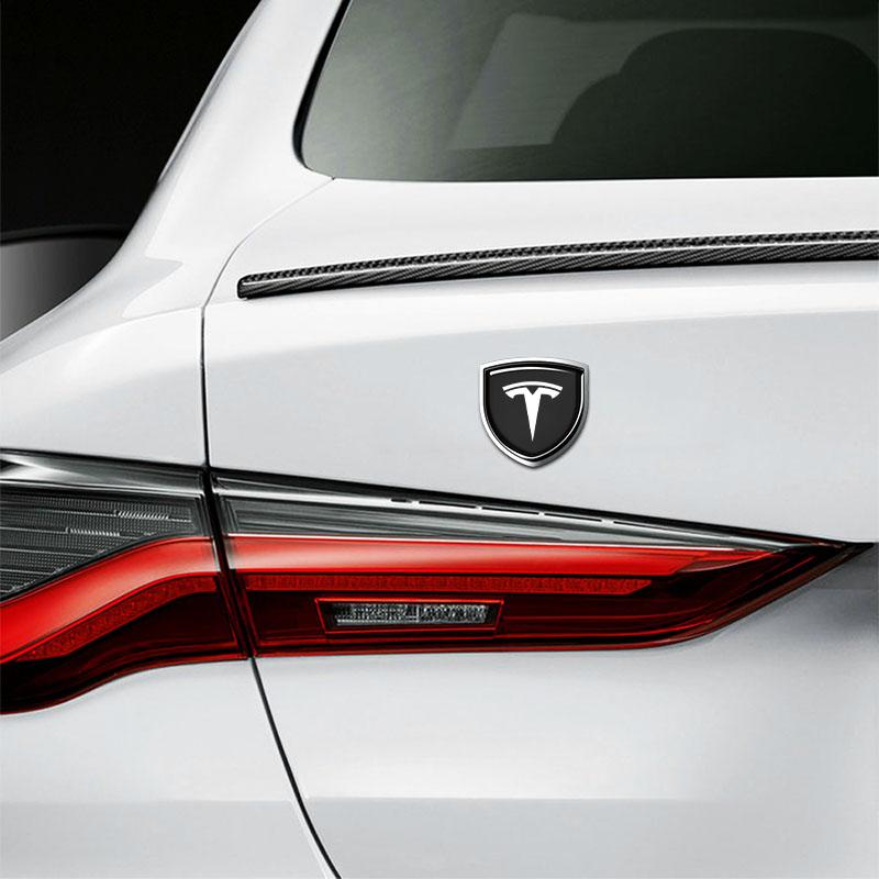 1 шт. 3D Металлическая Эмблема Щит Двери Автомобиля Значок Наклейка Стайлинг Для Tesla Model 3 Model S Model X Model Y Roadster