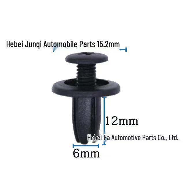 6mm Car Plastic Expansion Screw for Fender & Trunk