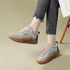 Новые летние белые туфли для женщин на толстой подошве из бисквитного теста для студенток, универсальные дышащие туфли для доски