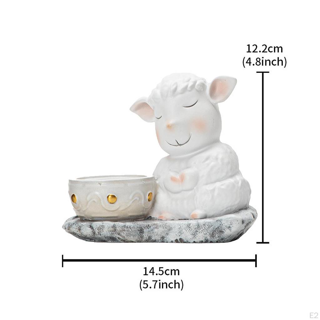 Подсвечник ручной работы из овечьей шкуры Berger, милый держатель для люстры, декоративная грязь на День святого Валентина