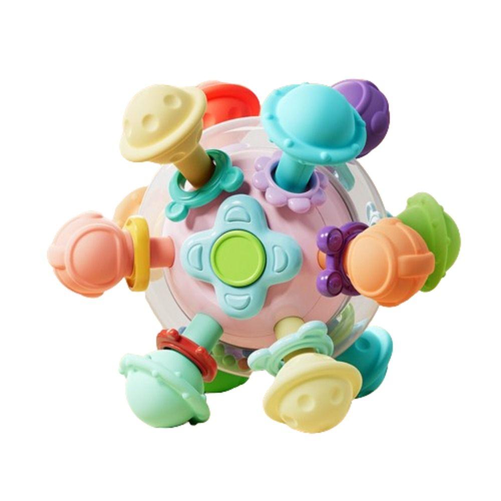 Детские сенсорные игрушки для прорезывания зубов без содержания бисфенола А, красочные сенсорные жевательные игрушки для детей от 3 до 18 месяцев