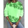 Women's Pullover Sweatshirts Graphic Snowflake Christmas Casual Long Sleeve Crew Neck Regular Tops