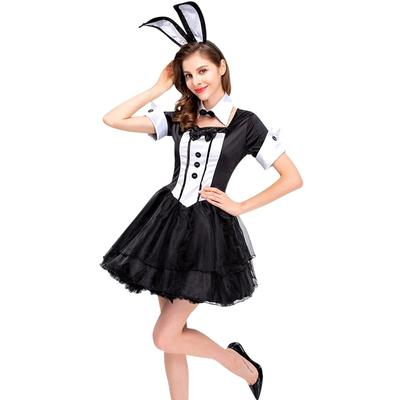 Костюм для косплея Eiza Bunny Girl, наряд горничной на Хэллоуин с ушками кролика, костюм горничной-кролика, e698 (M)