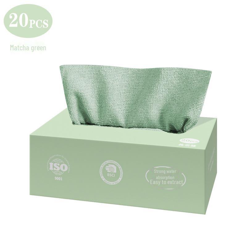 Removable Thickened Kitchen Rags - Disposable & Non-stick Oil Lazy Cloth