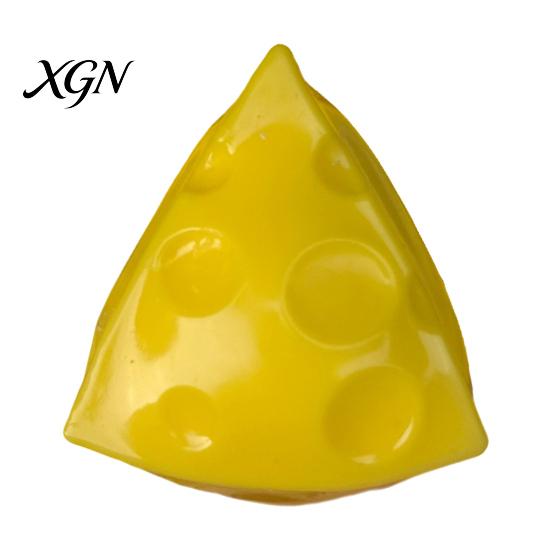 Shapeable Cheese Toy Squeeze Toy, Anxiety Relief Triangle Sensory Cube Pinch Slow Rising Home Office Relaxation Tool Soft Stress