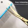 7.0 inch Professional Pet Grooming Scissors Fishbone Teeth Straight/Curved Thinning Scissor for Dogs Pet Groomer Tools Products