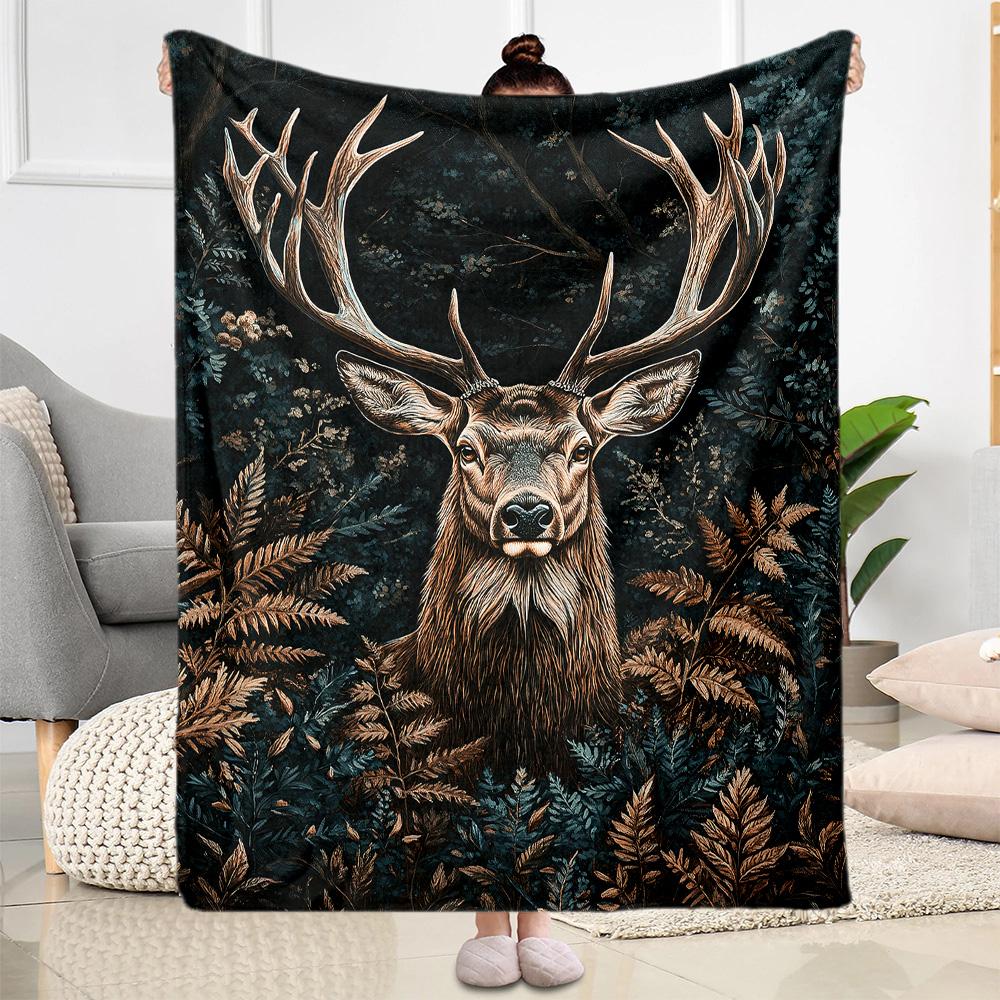 Deer In The Forest Blankets are suitable for living rooms, bedrooms, camping, and other places, making them an ideal choice for gifts.