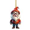 Украшение Мультяшный Снеговик Санта Клаус Подвеска 2D Акрил Рождественская Елка