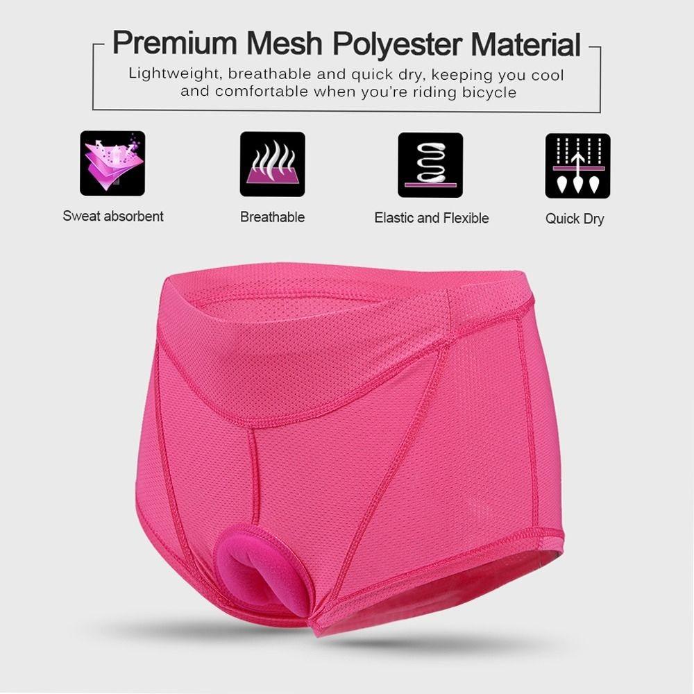 3D Pad MTB Bicycle Underwear Sweat Wicking Bike Underwear Pants Cycling Underwear Shorts  Cycling