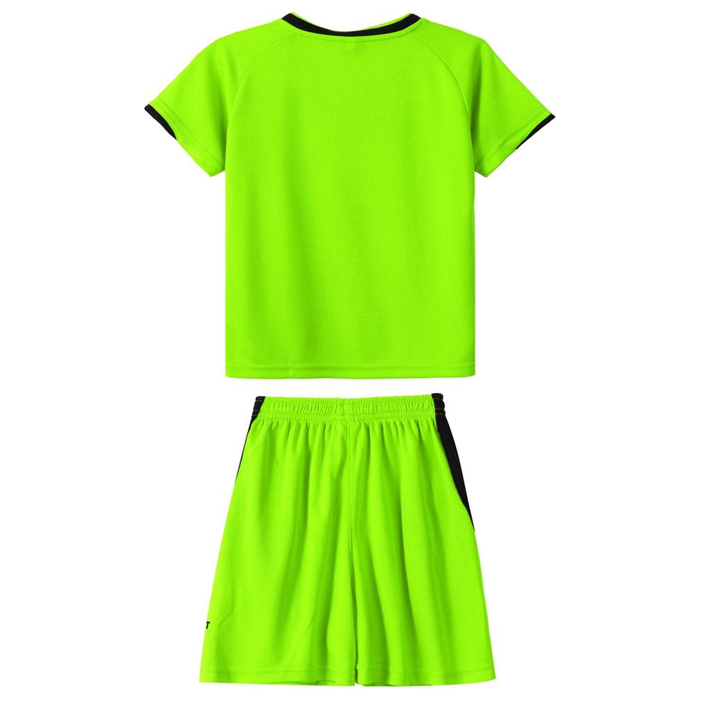 Летний дышащий сетчатый спортивный костюм для мальчиков из 2 предметов, спортивный топ с короткими рукавами и шортами на шнурке, комплект из 2 шт.