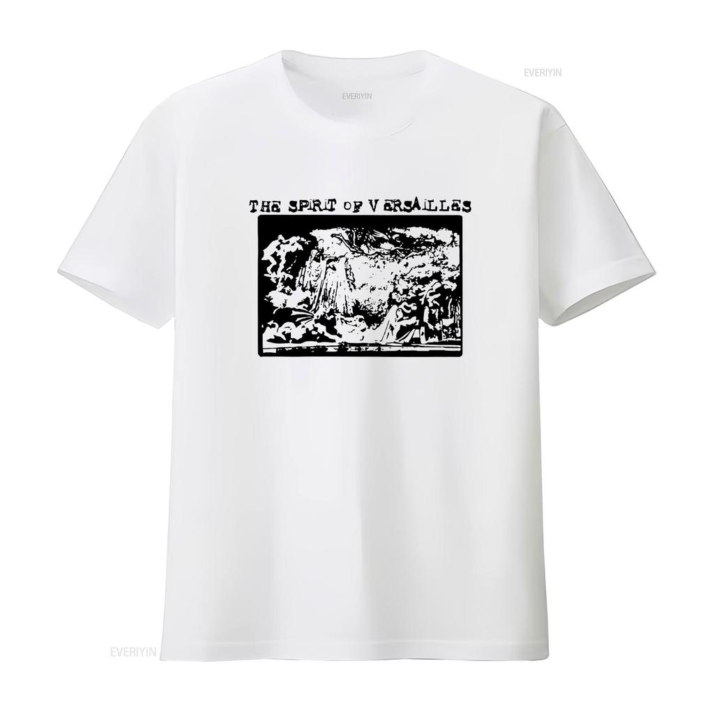 The Spirit Of Versailles T Shirt Heavy Cotton Comfortable Fit Emo Screamo Hardcore Style Vintage Homme Casual