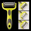 Stainless Steel Paring Knife Multi-function Rotary Peeler 3-in-1 Grater Multi-purpose Planer Kitchen Tools