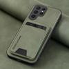 New Solid Color Leather Wallet Card Slot Bracket Phone Case For Samsung S24 Ultra S22 S20 S21 S23 FE Note 10 20 Ultra Plus Cover