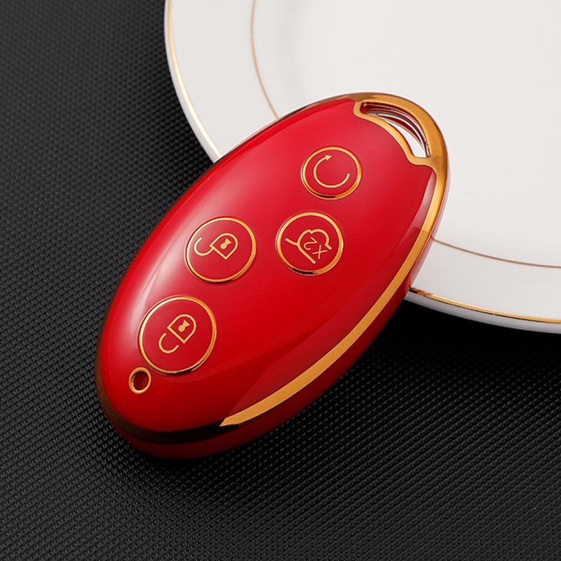 Чехол для ключа BYD Song Max: Защитный чехол из ТПУ для ключа-пульта Song DM, Yuan Pro, S7.