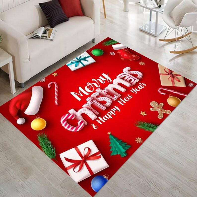 Рождественский дверной коврик, уличный коврик для прихожей, ковер с Новым годом, коврик для двери, забавные дверные коврики, украшения для домашнего декора