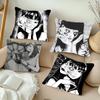 Kawakami Tomie Junji Ito Horror Comic Pillow Case Square Pillow Bedroom Sofa Leisure Comfort Cushion Car Home Decoration
