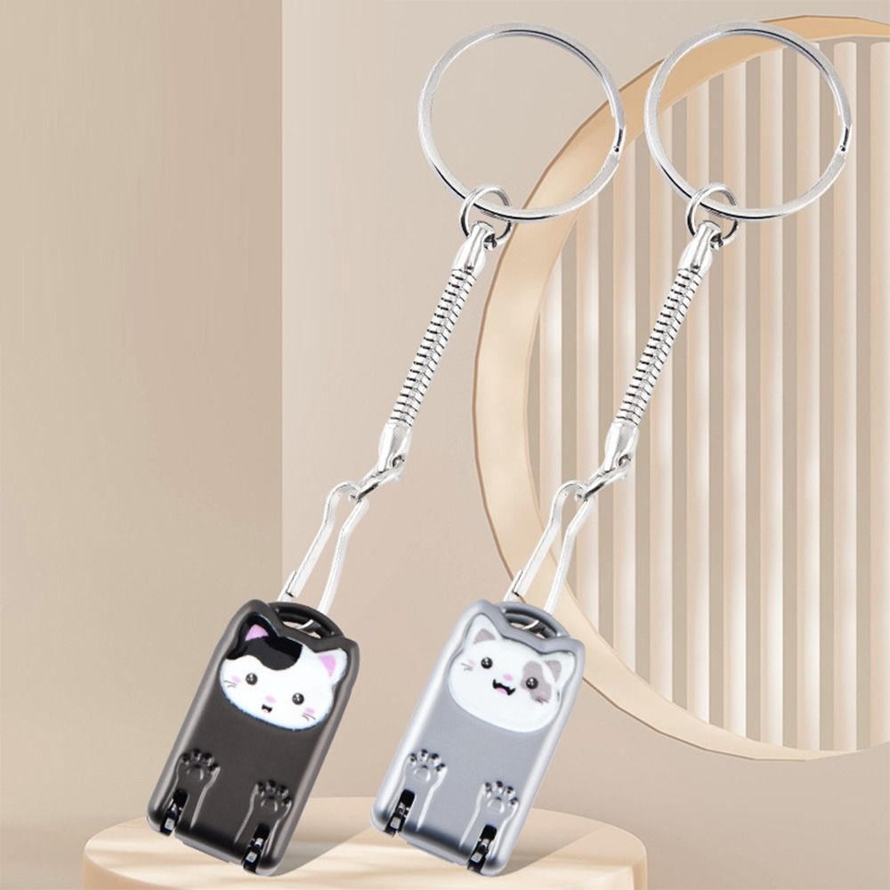 Portable Folding Mini Nail Clippers Anti-Splash Nail Clipper Keychain Gifts Flip Nail Clipper