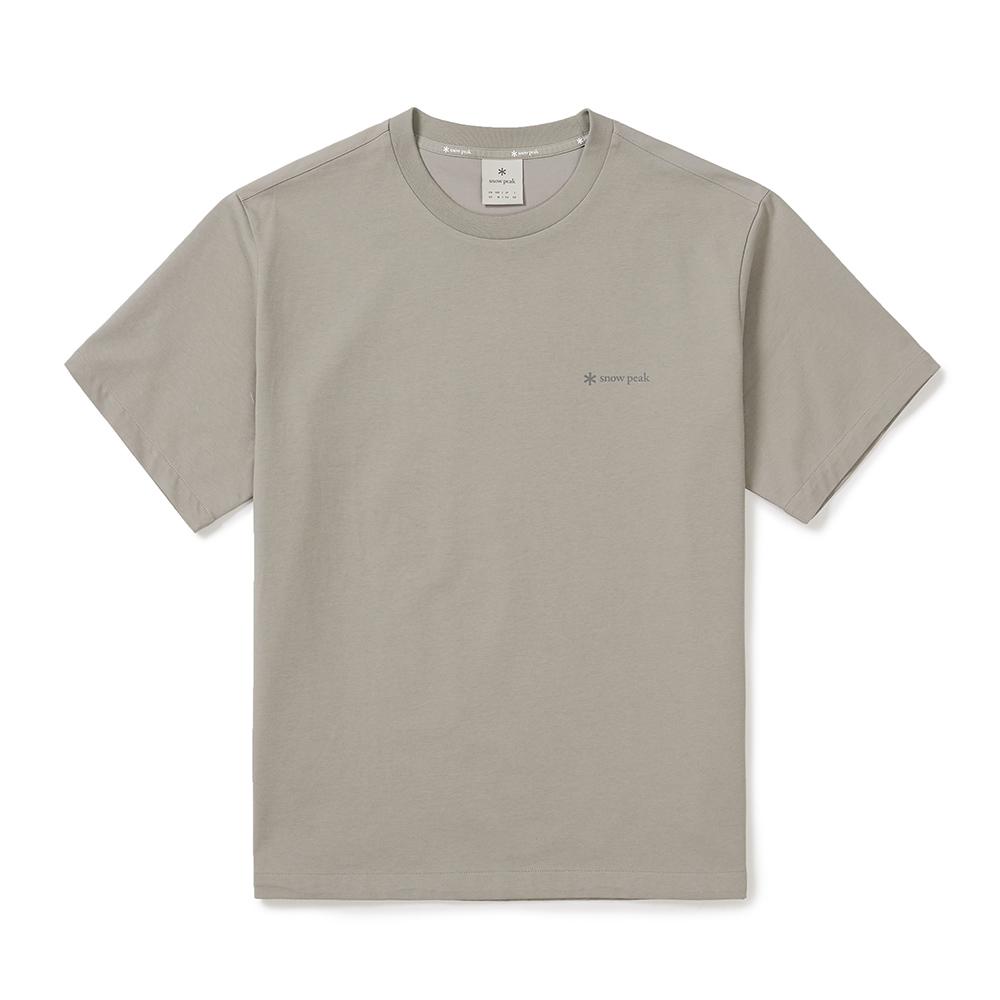 [Snowpeak] Work Hybrid Short Sleeve T-shirt Fog Gray (S25MMFTS56)