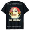Funny Boo Boo Crew Nurse Halloween T Shirts Men Women Pure Cotton Humor Streetwear Tee Shirt Short Sleeve Unisex Loose Clothing