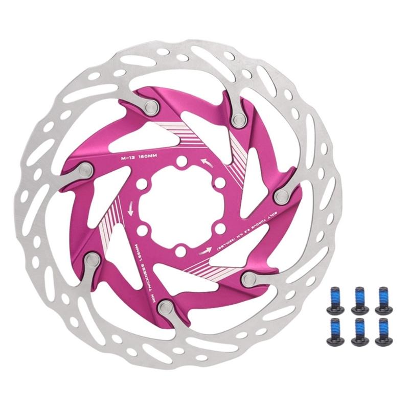 Hollow Road Bike Brake Disc Mountain Bicycles Brake Rotor Central Locking Road Bike Oil Disc Brake Rotors 160mm