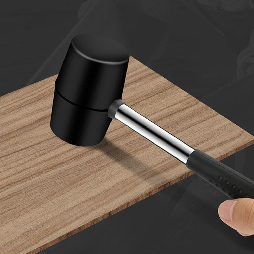 Double Head Rubber Hammer Soft Blow Beating Hammer Durable Floor Tile Hammer  Home Improvement