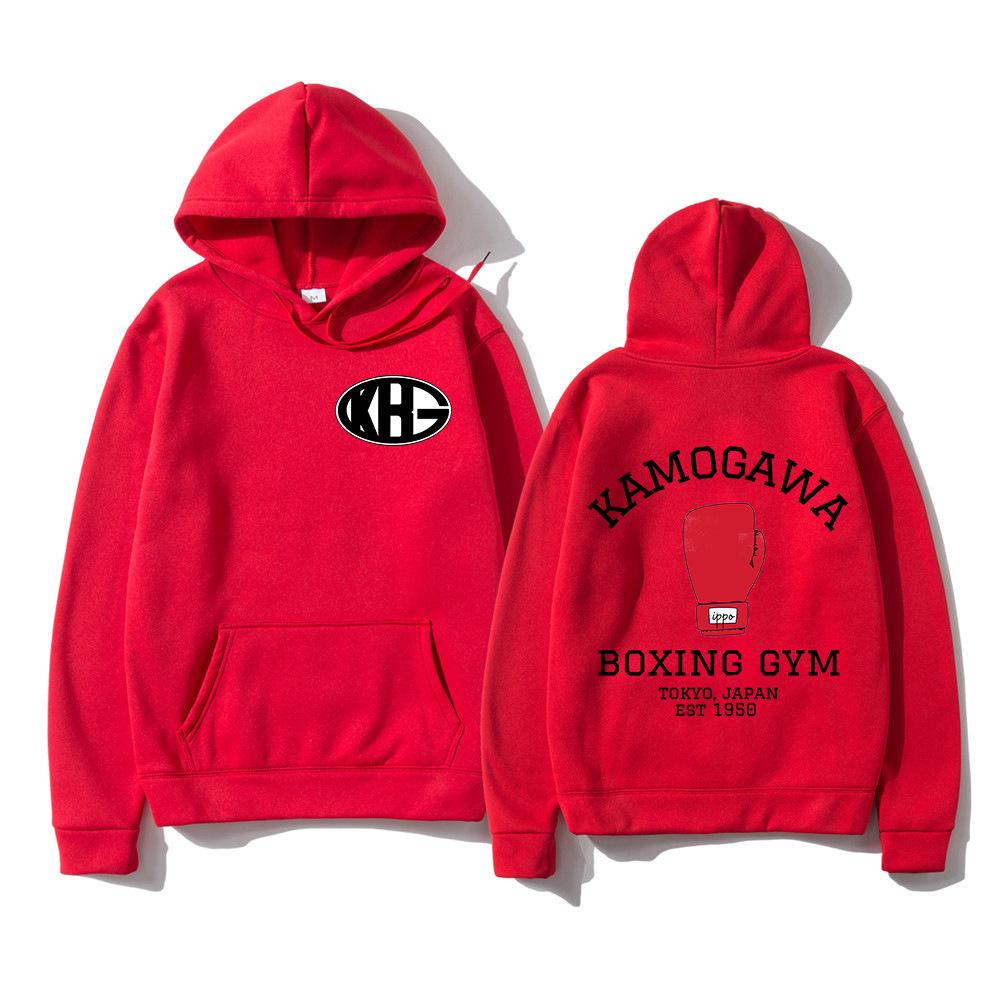 Горячая аниме-толстовка Hajime No Ippo Kamogawa Boxing Gym Hoodies Women Sweartshirt
