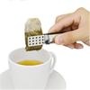 1PC Stainless Steel Teabag Squeezer Tea Bag Tongs Strainer Ice Cube Mini Tong