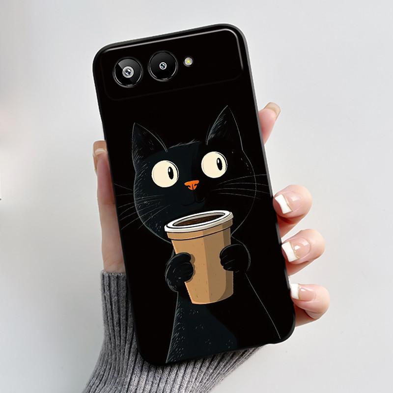 Casing For BLU G95 Case Aesthetic Luxury Cute Cool Boys Girls Pattern Black Matte Soft TPU Silicone Phone Case Back Shell Cover