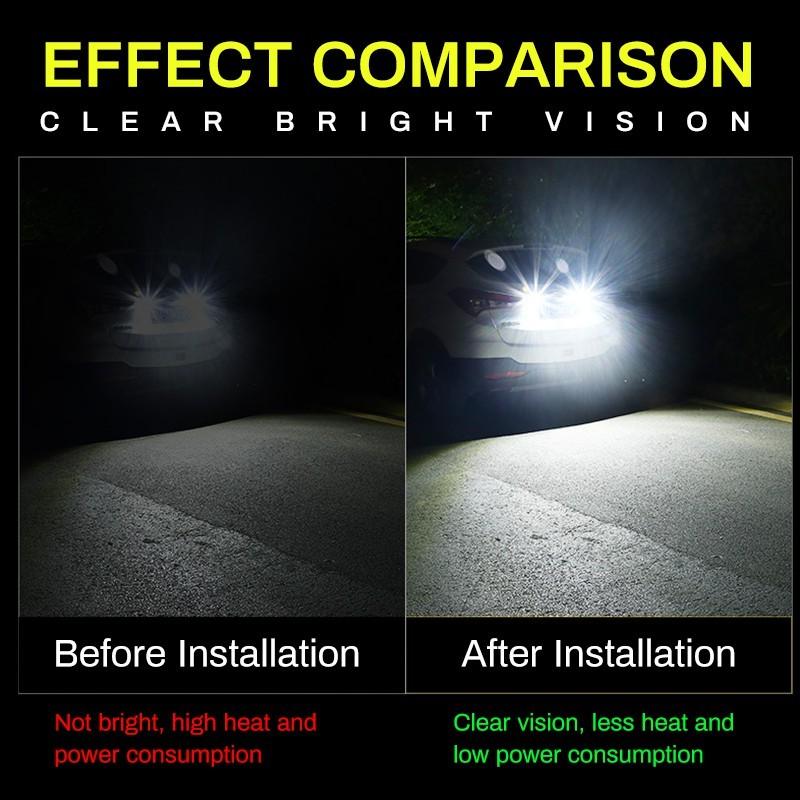 2Pcs Car LED Reversing Light with Strobe Lights for Three Times and Then Always On T15 W16W T20 7740 W21W 1156 P21W Brake Light Steering Bulb