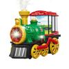 Children Adventure Theme Train with Light Sound Creative Play for Kids Playset Educational Puzzle Toy