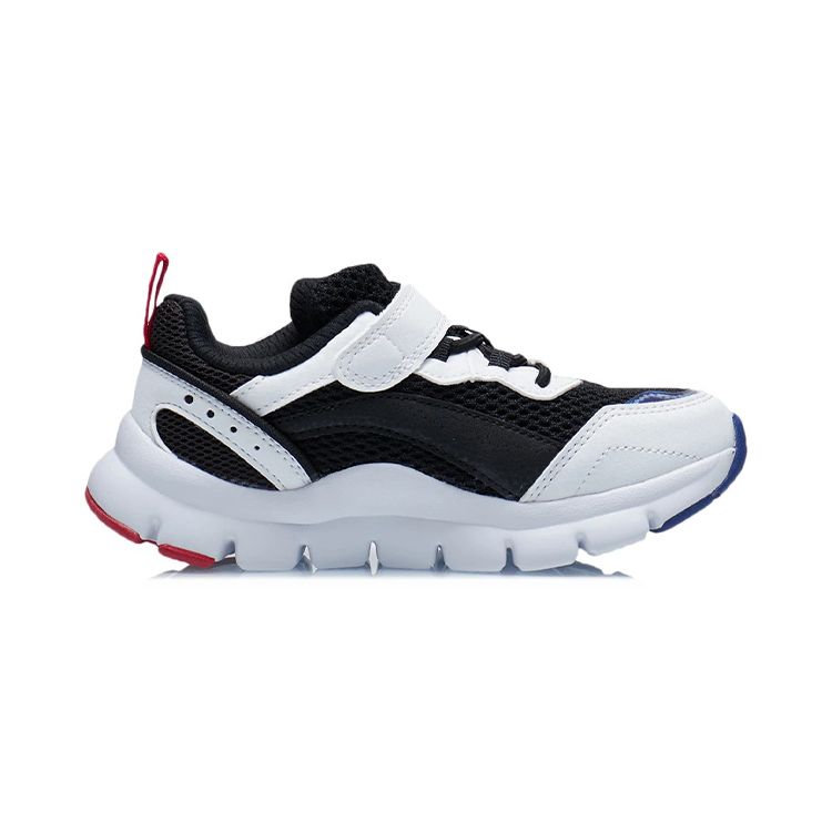 Li Ning Kids Aurora Wind V2 Velcro Comfortable Trendy Non-Slip Shock Absorbing Wear-Resistant Rebound Breathable Sports Casual Shoes YKNR096-1