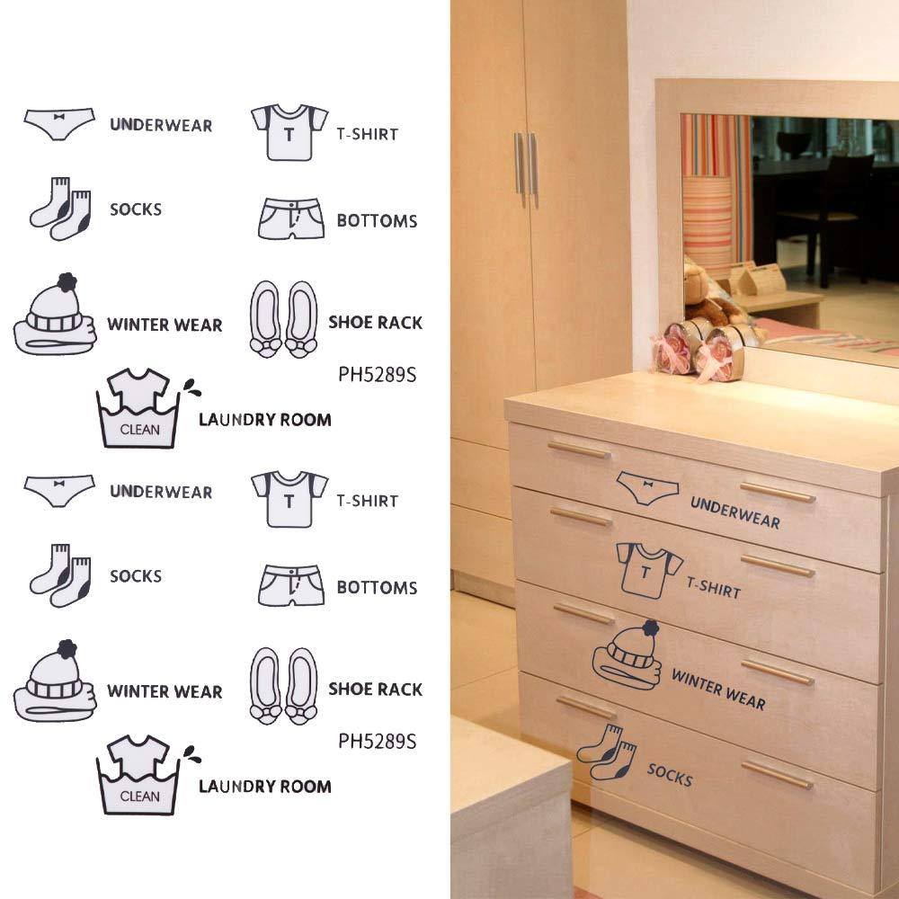 Art Wardrobe Decor Living Room Wall Beautify Decoration Closet Logo Decals Sticker Wall Stickers