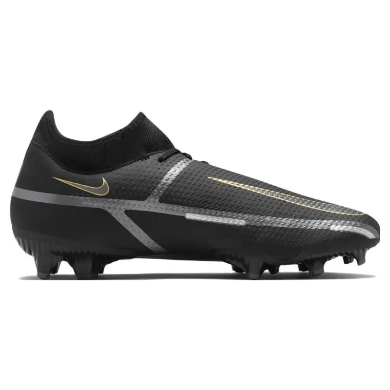 Nike Phantom GT2 Academy DF MG Black Metallic Gold Men Sneakers Dark-Grey Metallic-Dark-Grey DC0797-007