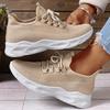 Fashion Women's Sneakers 2024 New Spring Autumn New Mesh Breathable Flats Shoes Comfortable Lightweight Knitted Sneakers Designer Shoes