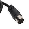 High Accuracy DIN 5 Pin Male to 2 DIN 5 Pin Female Cable Y Splitter Cable  Audio Signal Routing