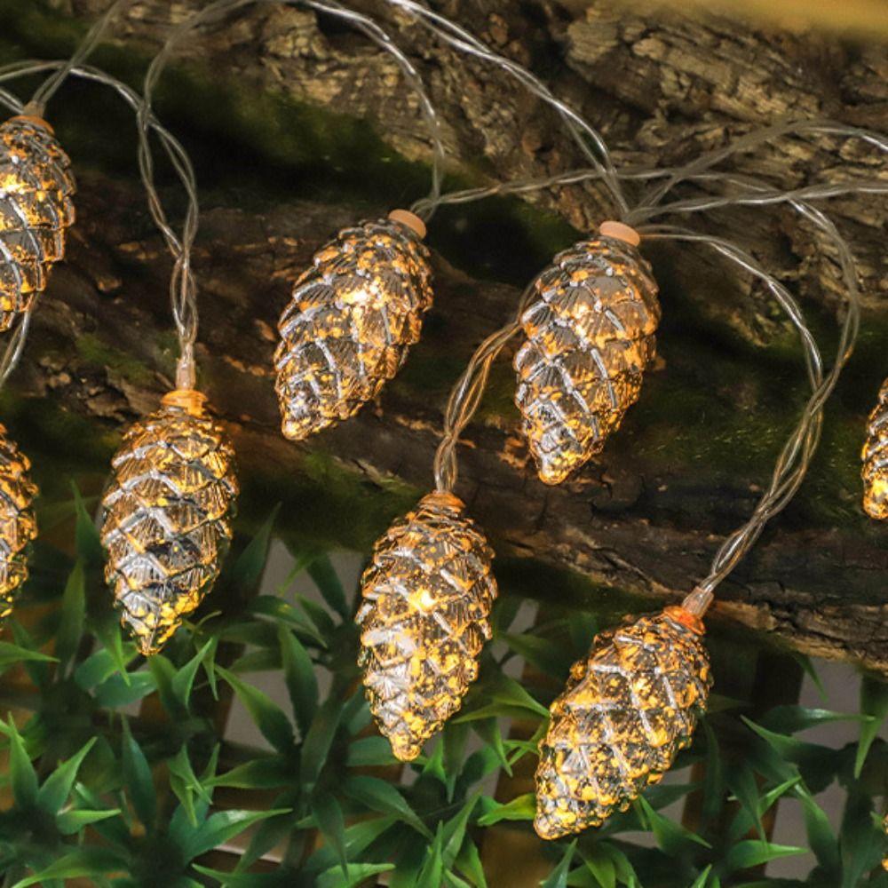 Flashing Lights Christmas Decorative Lights Simulation Decorative Lantern String  Shoot