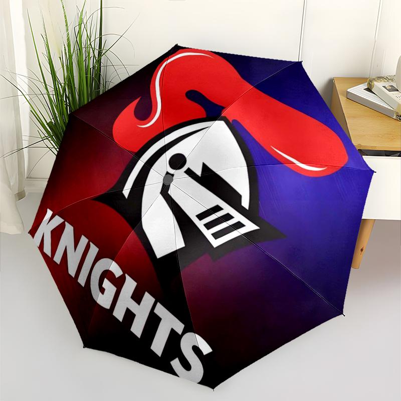 Knights Fashionable Automatic Opening/Closing Folding Umbrella. Portable and Foldable, Ideal for Gift, Travel, and Daily Use.