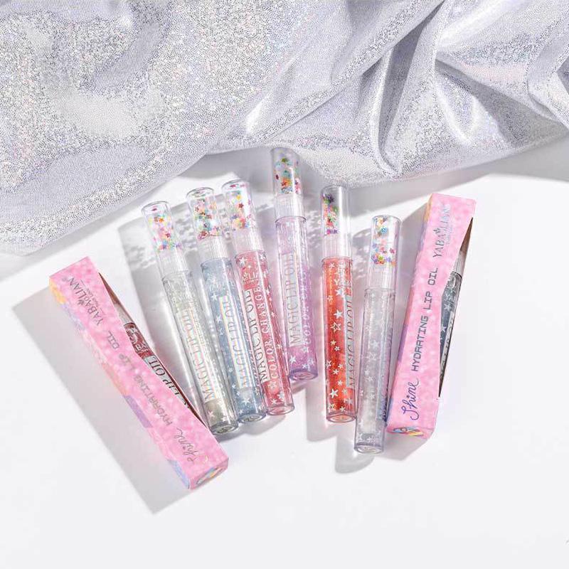 Glitter Hydrating Lip Plump Lip Glaze Removing Wrinkles Lip Gloss Volumizing Anti-crack Lip Balm