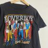 Винтажная футболка 1981 года Loverboy Get Lucky Концертный тур Классическая Унисекс S-5XL Унисекс Футболка