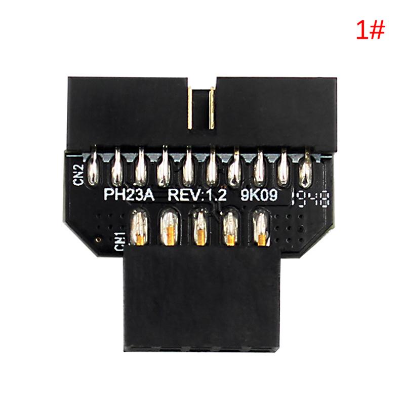 Разъем передней панели Usb3.0 19-контактный на Usb 9-контактный адаптер для материнской платы Usb3.0 на Usb 2.0 20-контактный адаптер