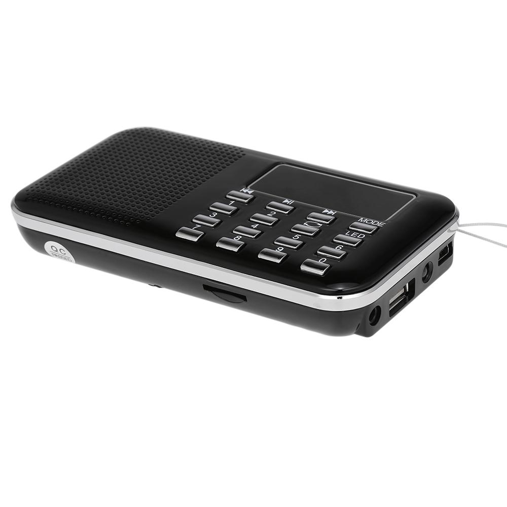 Y-896 Мини FM-радио Цифровой Портативный 3 Вт Стереодинамик MP3 Аудиоплеер Высокое Качество Звука