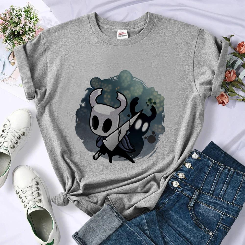 Hollow Knight Top Tees Female 2000s Psychedelic Alternative Emo 80s Top Tees Alternative Summer Anime
