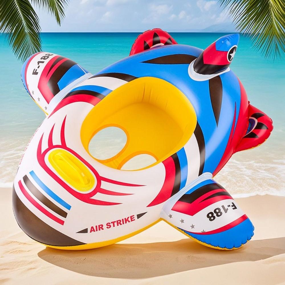 Aircraft Shape Swimming Circle Inflatable Baby Swimming Float Seat Kid