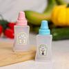 1 комплект, бутылка для приправ, мини-милый портативный, простой в управлении, надежный ПЭТ-материал, герметичная бутылка для соуса