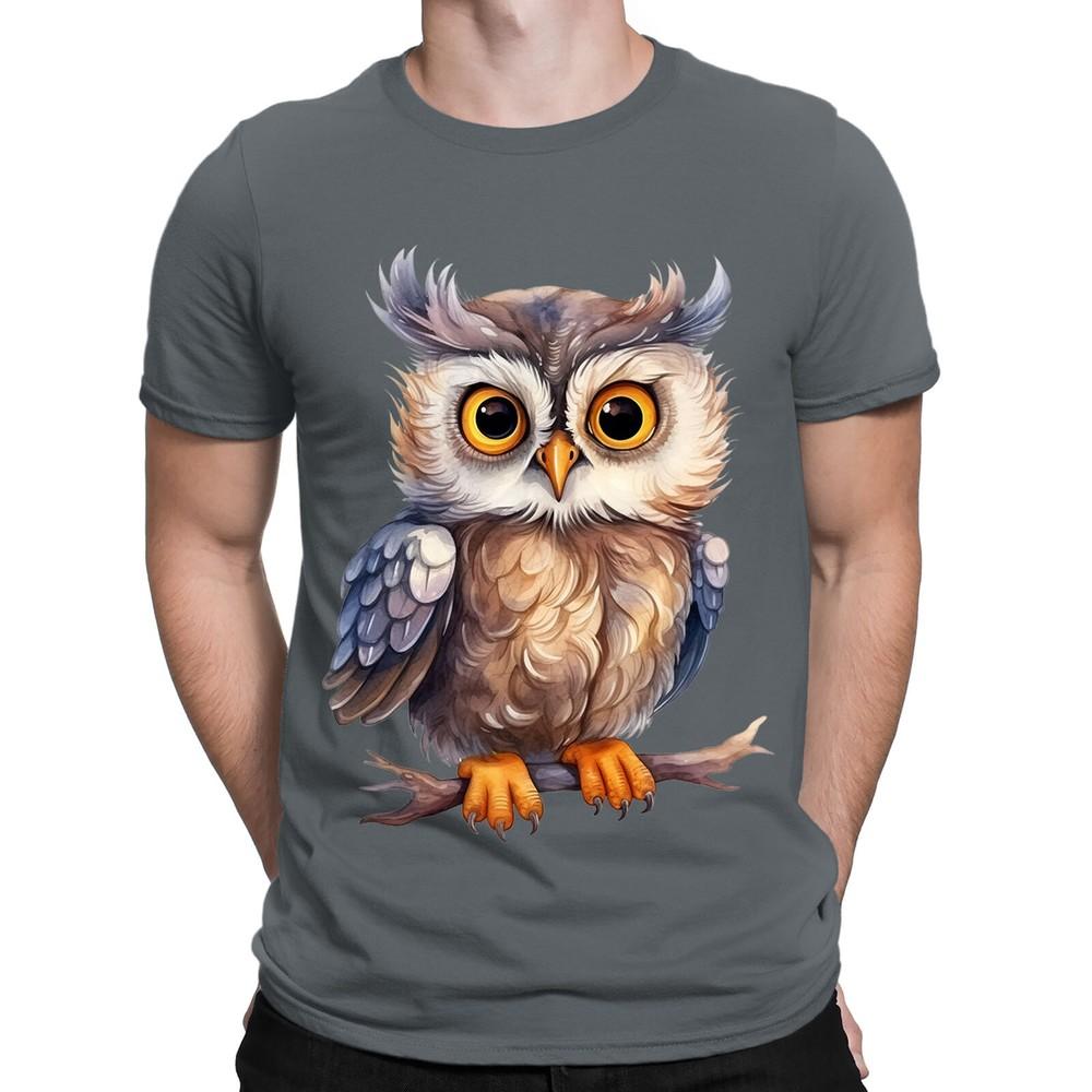 Owl Bird Cute Animal Nature Fantasy Mens Womens TShirts Tee Top NED