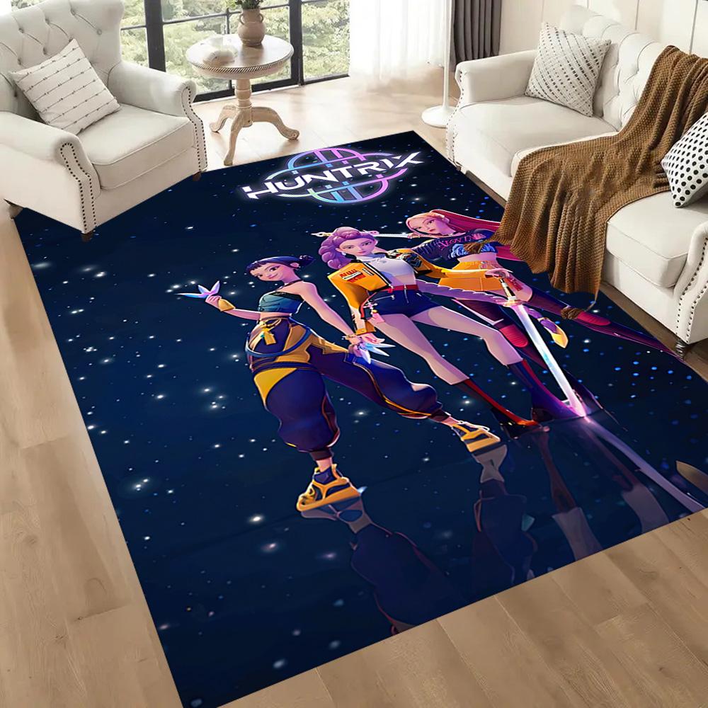 Galactic Huntress Trio Square rugs are a great choice for living rooms, bedrooms, home décor, and as gifts.