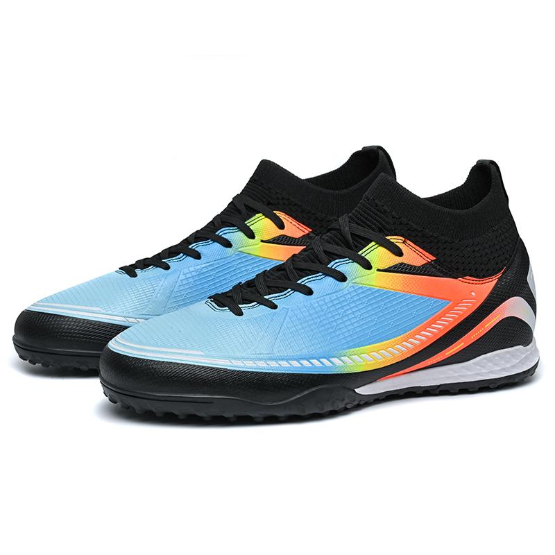 Football Shoes 34-45 Men/Women's Football Boots Short Lauret Indoor and Outdoor High-top Sock Mouth Artificial Lawn Children Football Shoes